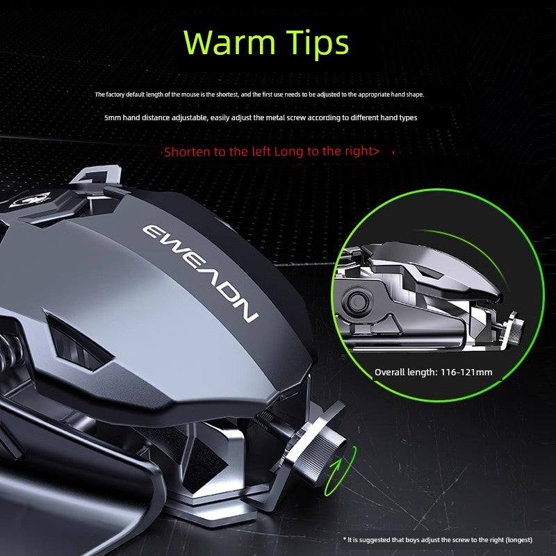 Forerunner E-Sports Games Metal Mechanical CSGO Mouse