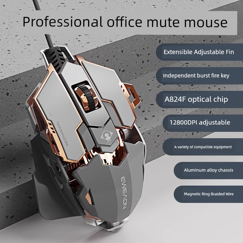 Forerunner E-Sports Games Metal Mechanical CSGO Mouse