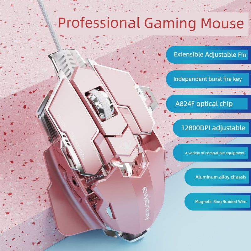 Forerunner E-Sports Games Metal Mechanical CSGO Mouse