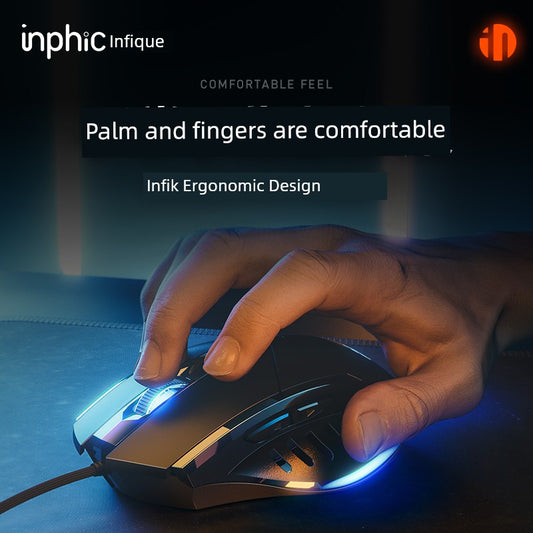 Inphic PW1 Mechanical USB Desktop Wired Mouse