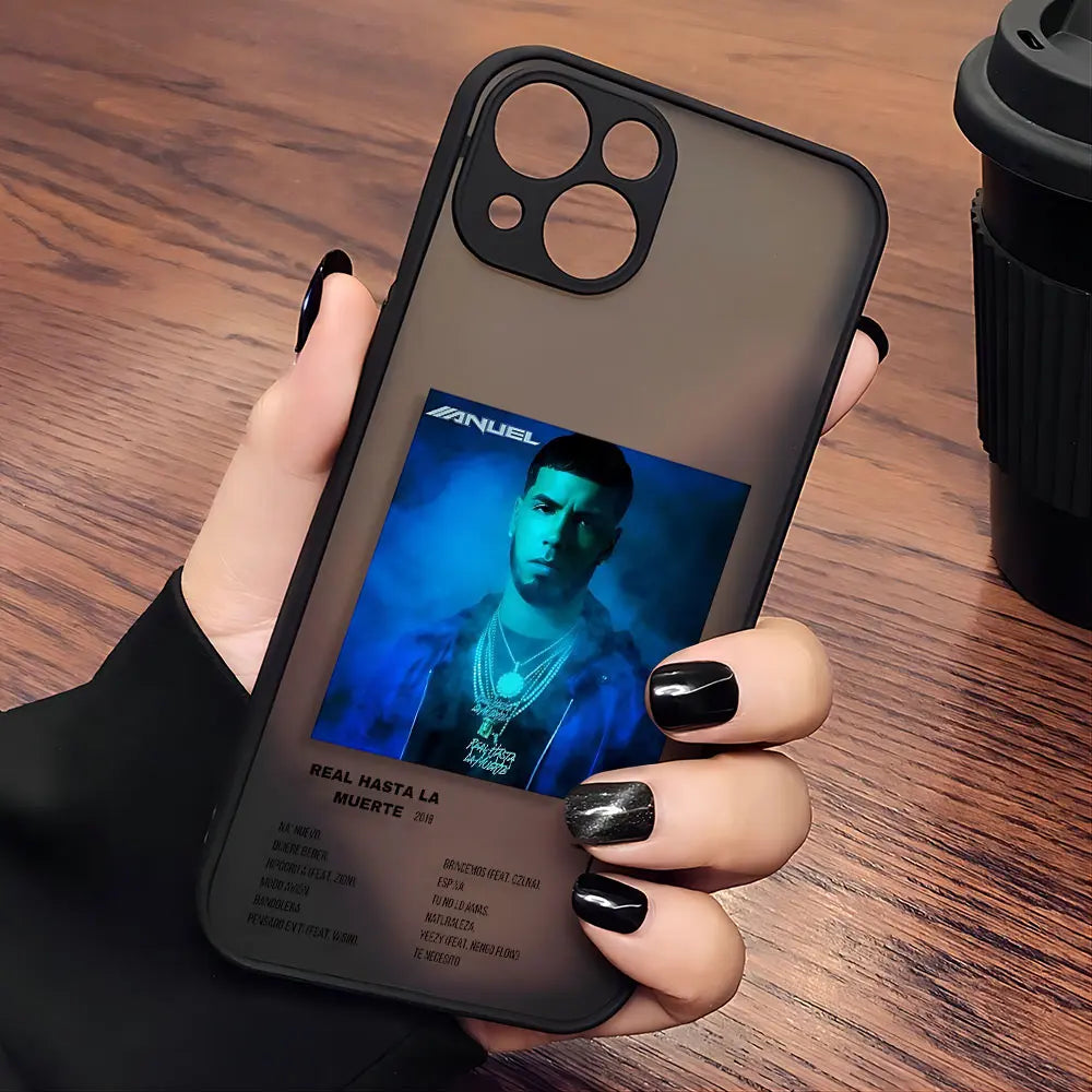 Anuel AA rapper Hot Phone Case For iPhone 15 14 13 12 11 Mini Pro Max X XR XSMax 7 8 Plus Matte Transparent Back Cover